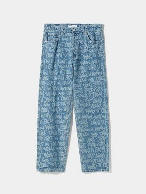 Jeansy Relaxed Fit Bershka