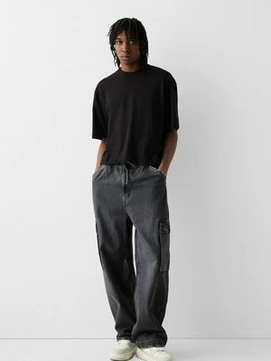 Jeansy Relaxed Fit Bershka