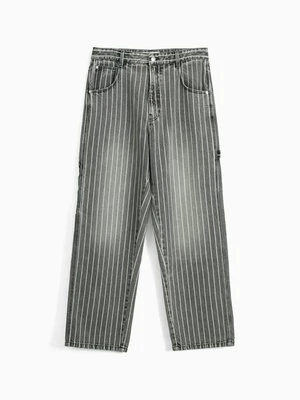 Jeansy Relaxed Fit Bershka
