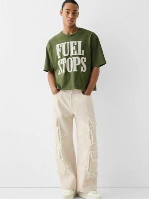 Jeansy Relaxed Fit Bershka