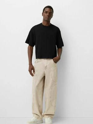 Jeansy Relaxed Fit Bershka