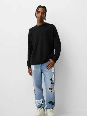 Jeansy Relaxed Fit Bershka