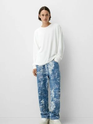 Jeansy Relaxed Fit Bershka