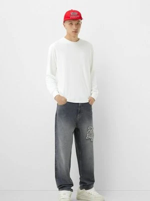 Jeansy Relaxed Fit Bershka