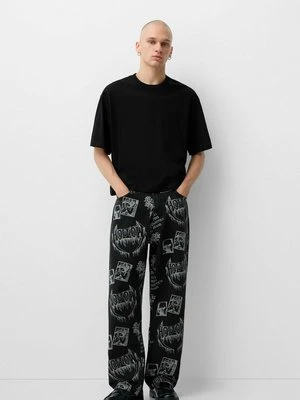 Jeansy Relaxed Fit Bershka