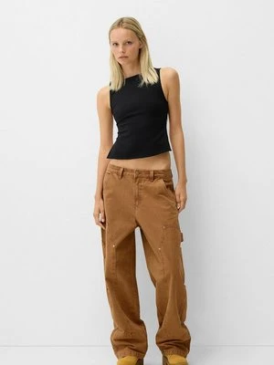 Jeansy Relaxed Fit Bershka