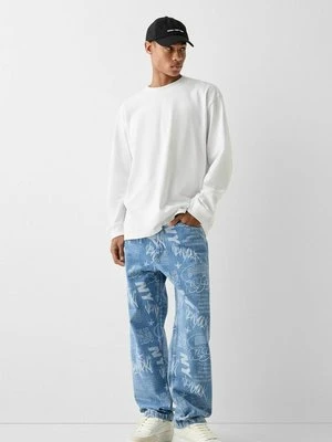 Jeansy Relaxed Fit Bershka