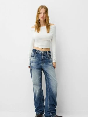 Jeansy Relaxed Fit Bershka