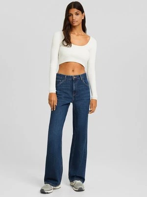 Jeansy Relaxed Fit Bershka