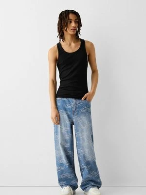 Jeansy Relaxed Fit Bershka