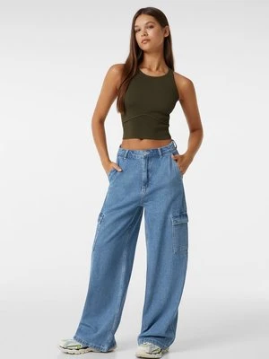 Jeansy Relaxed Fit Bershka