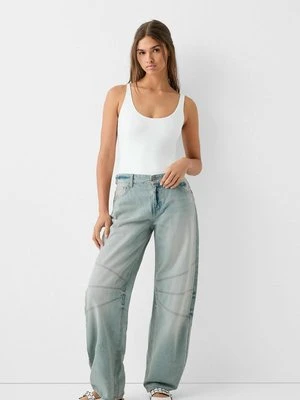 Jeansy Relaxed Fit Bershka