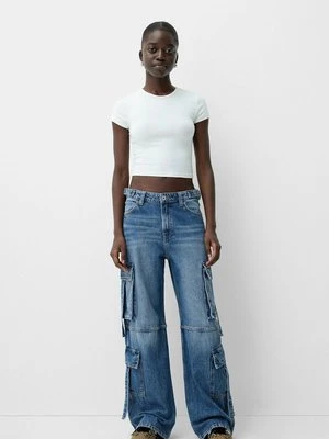 Jeansy Relaxed Fit Bershka