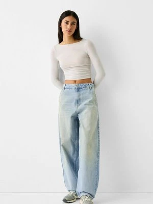 Jeansy Relaxed Fit Bershka