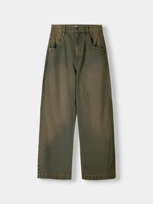 Jeansy Relaxed Fit Bershka