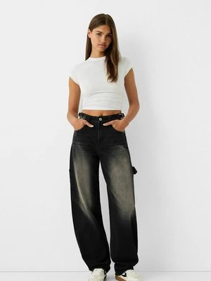 Jeansy Relaxed Fit Bershka