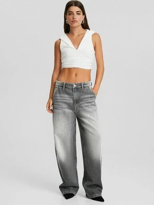 Jeansy Relaxed Fit Bershka
