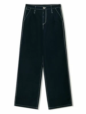 Jeansy Relaxed Fit Bershka błękit królewski