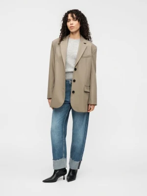 Jeansy Relaxed Fit Boss niebieski denim