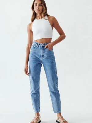 Jeansy Relaxed Fit CALLI niebieski