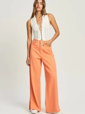 Jeansy Relaxed Fit CALLI pomarańczowy