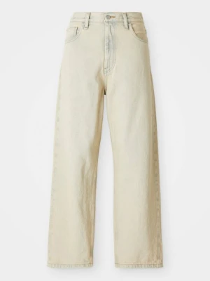 Jeansy baggy Carhartt WIP denim wybielany