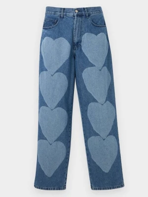 Jeansy Relaxed Fit Carne Bollente niebieski
