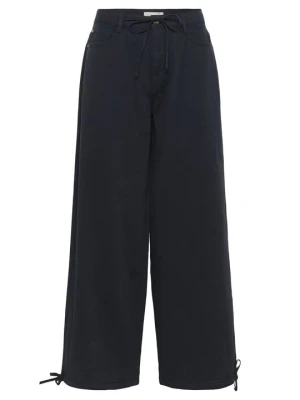 Jeansy Relaxed Fit Cream granatowy