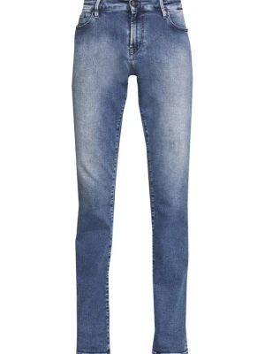 Jeansy Relaxed Fit Denham niebieski denim