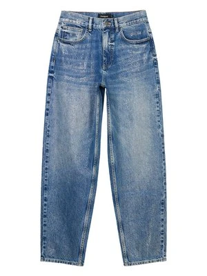 Jeansy Relaxed Fit Desigual niebieski