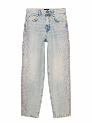 Jeansy Relaxed Fit Desigual niebieski