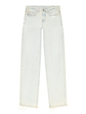 Jeansy Relaxed Fit Diesel jasnoniebieski