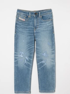 Jeansy Relaxed Fit Diesel niebieski