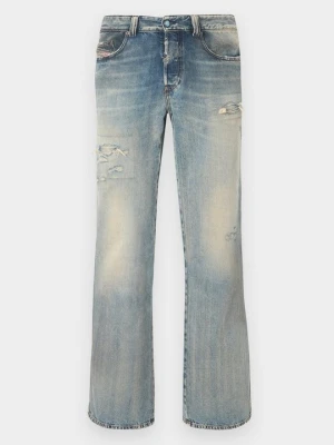 Jeansy Relaxed Fit Diesel niebieski denim