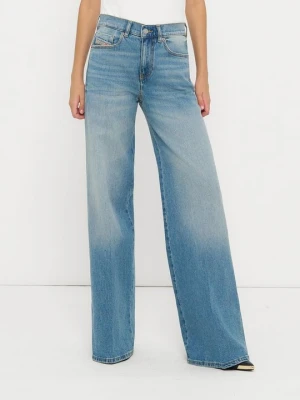 Jeansy Relaxed Fit Diesel niebieski denim