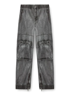 Jeansy Relaxed Fit Diesel szary