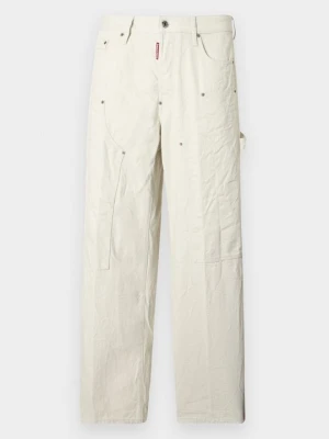 Jeansy Relaxed Fit Dsquared2 beżowy