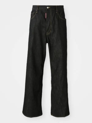 Jeansy Relaxed Fit Dsquared2 czarny