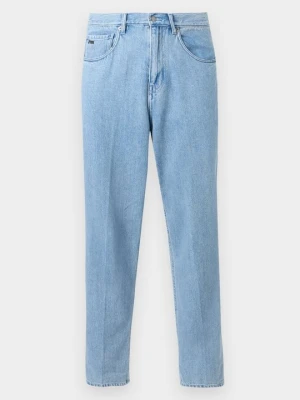 Jeansy Relaxed Fit Emporio Armani jasnoniebieski denim