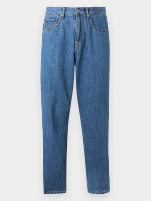 Jeansy Relaxed Fit Emporio Armani niebieski denim