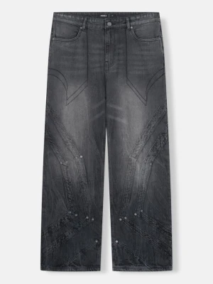 Jeansy Relaxed Fit FAVELA czarny