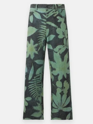 Jeansy Relaxed Fit Feng Chen Wang zielony