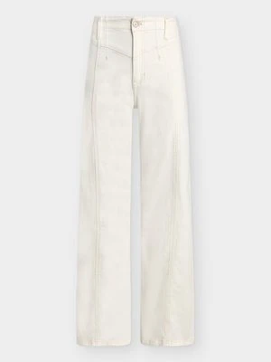 Jeansy Relaxed Fit Free People mleczny