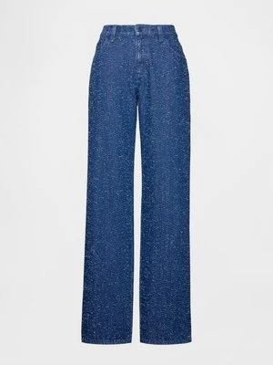 Jeansy Relaxed Fit GAP niebieski denim