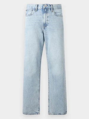 Jeansy Relaxed Fit GAP jasnoniebieski denim