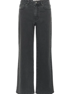 Jeansy Relaxed Fit Gestuz szary