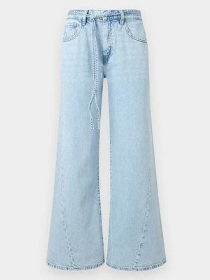Jeansy Relaxed Fit Gina Tricot jasnoniebieski denim