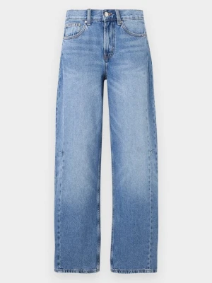 Jeansy Relaxed Fit Gina Tricot niebieski