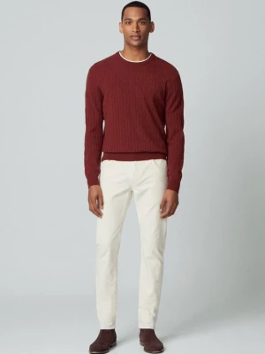 Jeansy Relaxed Fit Hackett London mleczny