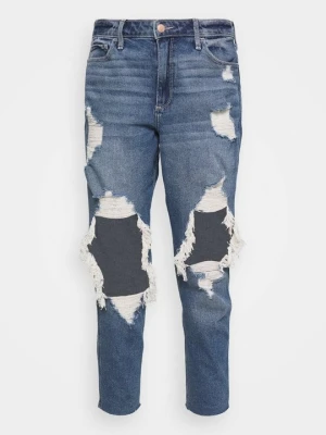 Jeansy Relaxed Fit Hollister Co. niebieski denim
